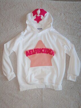 Women's Size XS Aelfric Eden Embroidery Stars Pullover Hoodie, Retro, Like New!